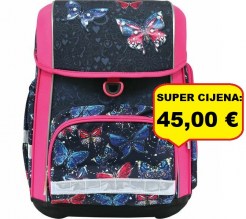 TORBA ŠKOLSKA ANATOMSKA SKY BUTTERFLY